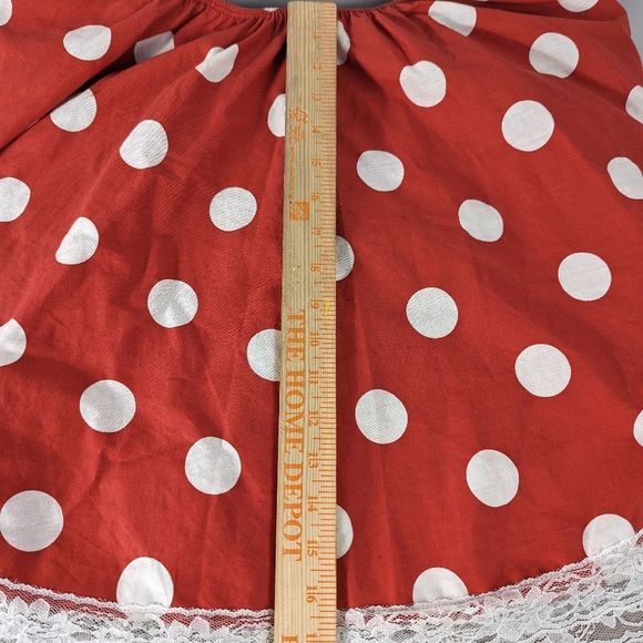 Mini Mouse Re/White Polka Dot Skirt - Picture 5 of 5